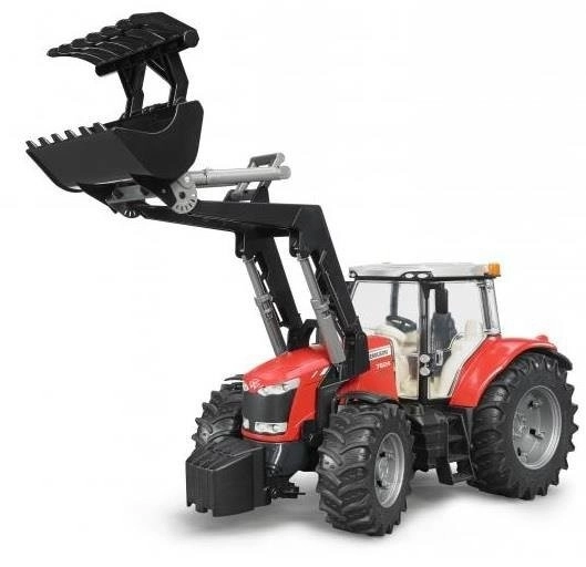 Traktor Bruder Massey Ferguson 7624 z przednim ładowaczem