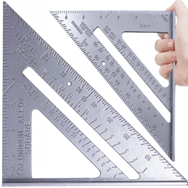 Aluminiowy kątownik z grawerowanymi oznaczeniami 180 mm