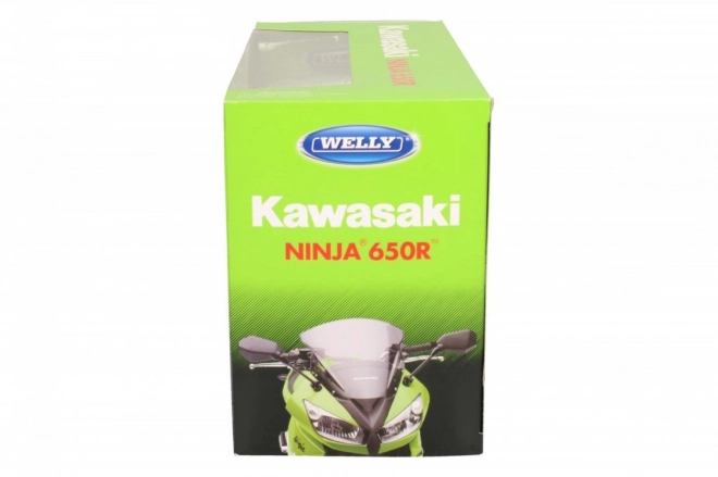 Welly Motocykl Kawasaki Ninja 650R 1:10 zielony