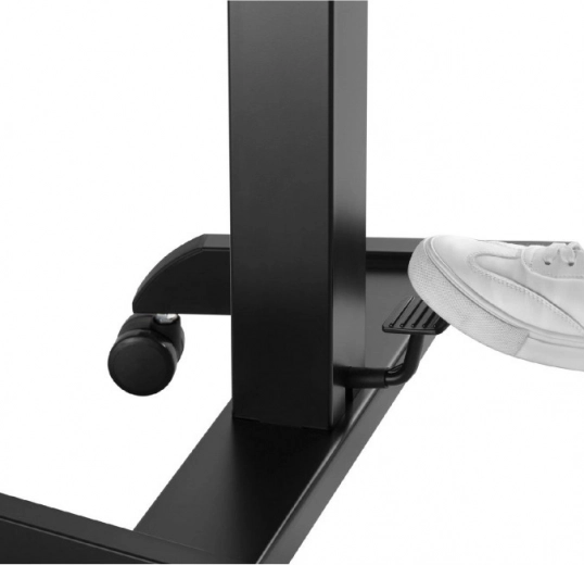 Płynna regulacja wysokości pedałem