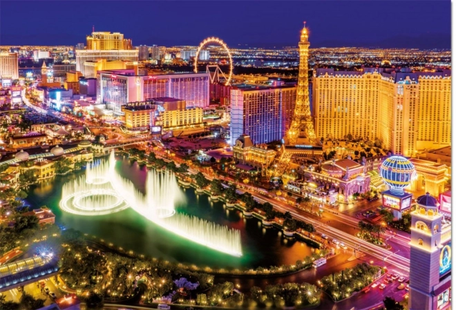 Ikoniczna panorama Las Vegas