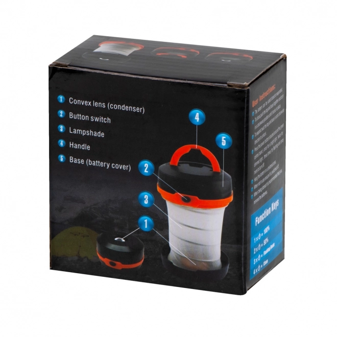 Kempingowa składana lampa LED 2w1