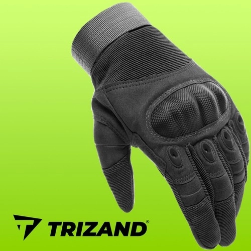 Taktyczne rękawice XL- czarne Trizand 21770