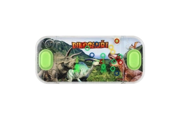 Wodna gra łamigłówka 15,5x7cm plastik dinosaura 4 rodzaje 24szt w pudełku