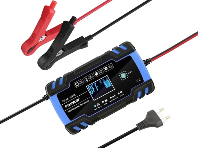 Automatyczna ładowarka samochodowa z funkcją naprawy 12V 24V