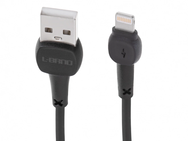Czarny szybkoladujacy kabel Lightning