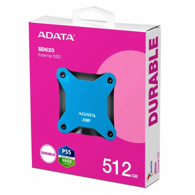 Zewnętrzny dysk SSD ADATA SD620 512GB Niebieski