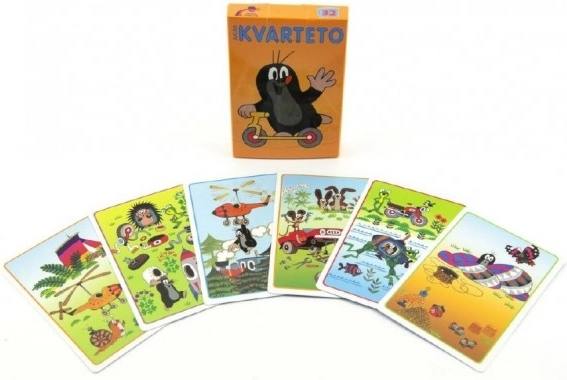 Kwartyta Krecik – dziecięca gra karciana