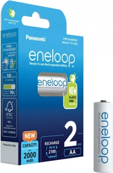 Akumulatory ładowalne AA ENELOOP 2000 mAh, 2 szt.