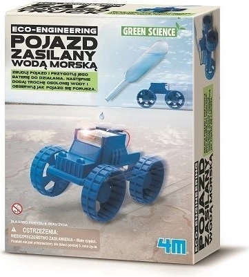 Naukowy zestaw Pojazd napędzany wodą morską