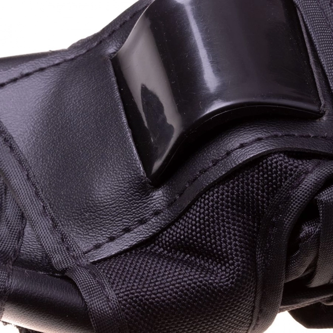Kask + ochraniacze do jazdy na rolkach, deskorolce, rowerze - niebieski i czarny, rozmiar M