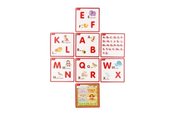 Drewniany edukacyjny labirynt 2w1
