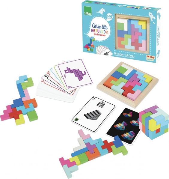 Zagadki Vilac Tangram z drewna