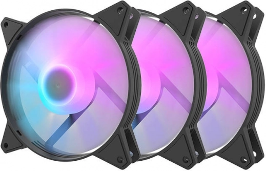 Zestaw wentylatorów komputerowych z podświetleniem RGB