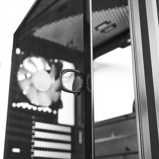 Hartowane szkło na zawiasach i premium wykonanie