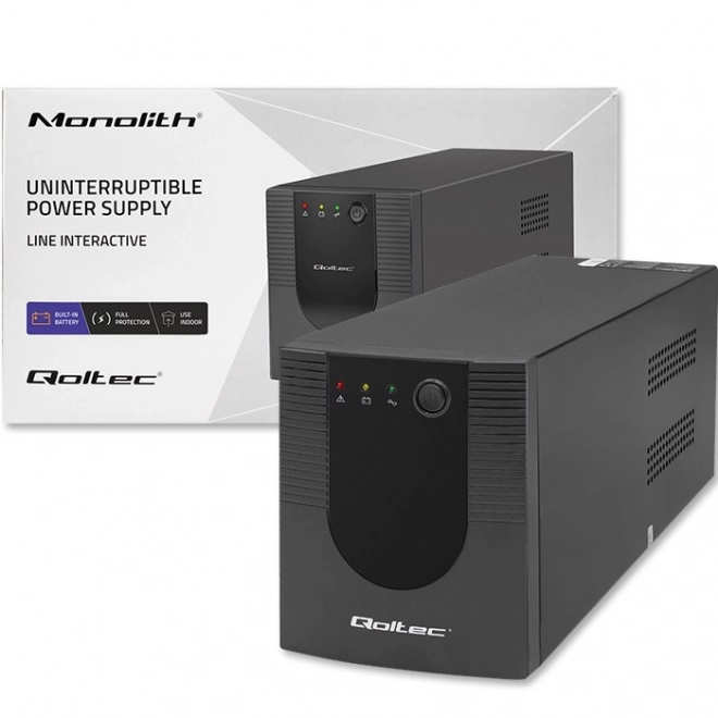 Zasilacz awaryjny UPS Qoltec 1500VA 900W
