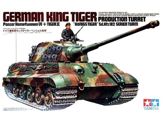 plastikowy model czołgu King Tiger do sklejenia