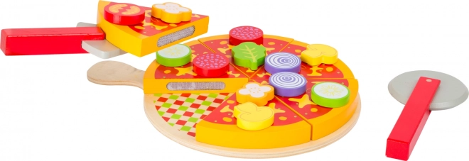 Drewniany zestaw do pizzy z akcesoriami Small Foot