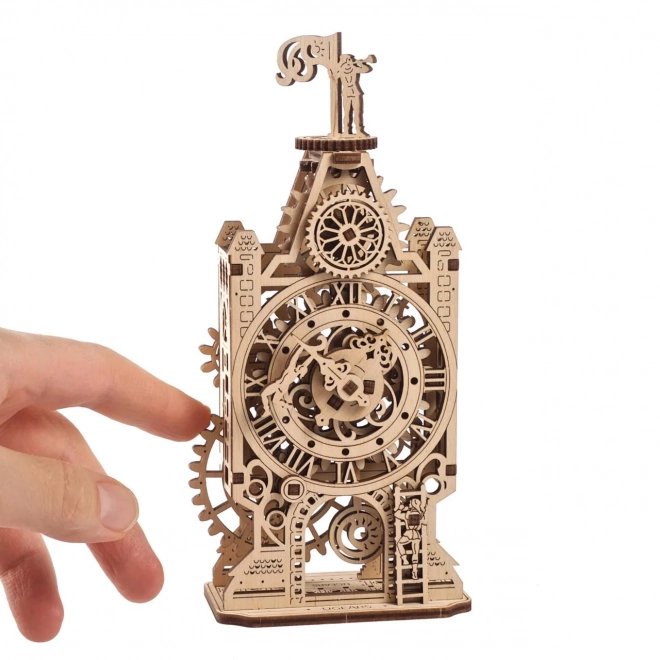 Ugears 3D drewniane mechaniczne puzzle Wieża Zegarowa