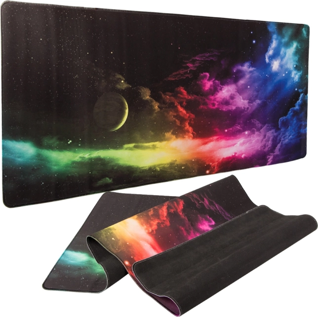 Gamingowa podkładka pod mysz XXL 80 × 30 cm z motywem galaktyki