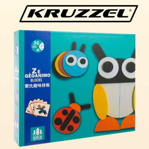 Drewniane puzzle Kruzzel 22426