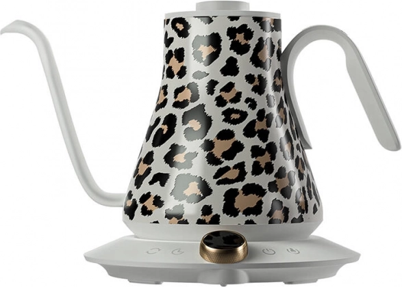 Czajnik elektryczny z wylewką typu gęsia szyja COCINARE Leopard, regulacja temperatury