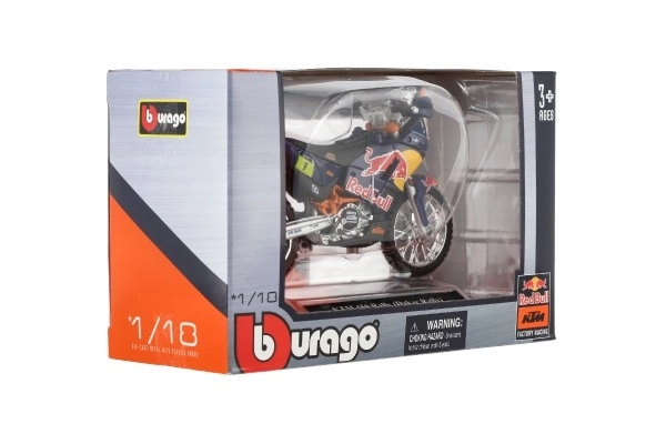 Metalowy model motocykla KTM 450 Rally Dakar