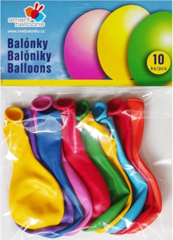 Pastelowe dmuchane baloniki 26 cm – zestaw 10 szt.