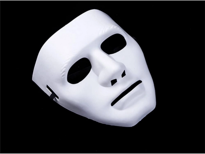 Biała maska na Halloween Myers
