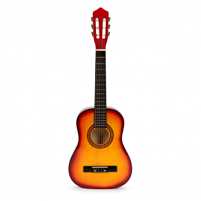 Dziecięca klasyczna gitara ECOTOYS, duża, drewniana, 6 strun