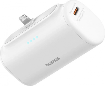 powerbank baseus compact 5000 mah 20 w biała
