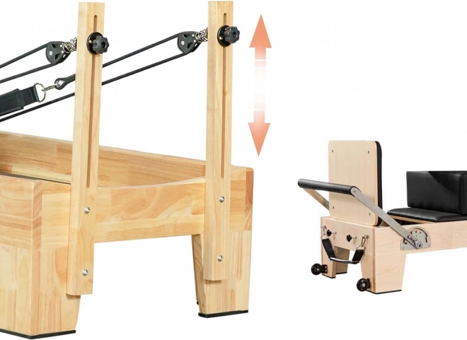 Sprzęt fitness do ćwiczeń Pilates Reformer