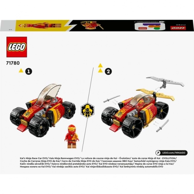 LEGO® NINJAGO® 71780 Kai wóz wyścigowy ninja EVO