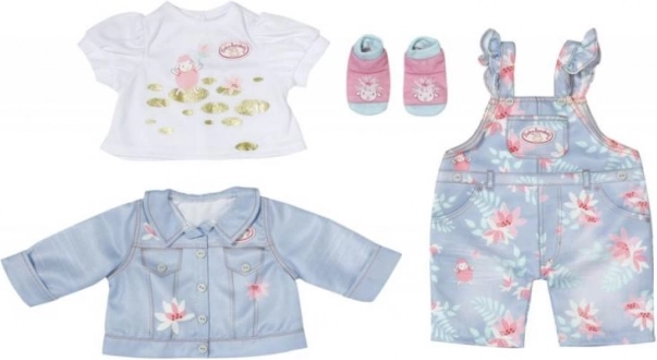 BABY ANNABELL deluxe dżinsowy zestaw dla lalki 43 cm