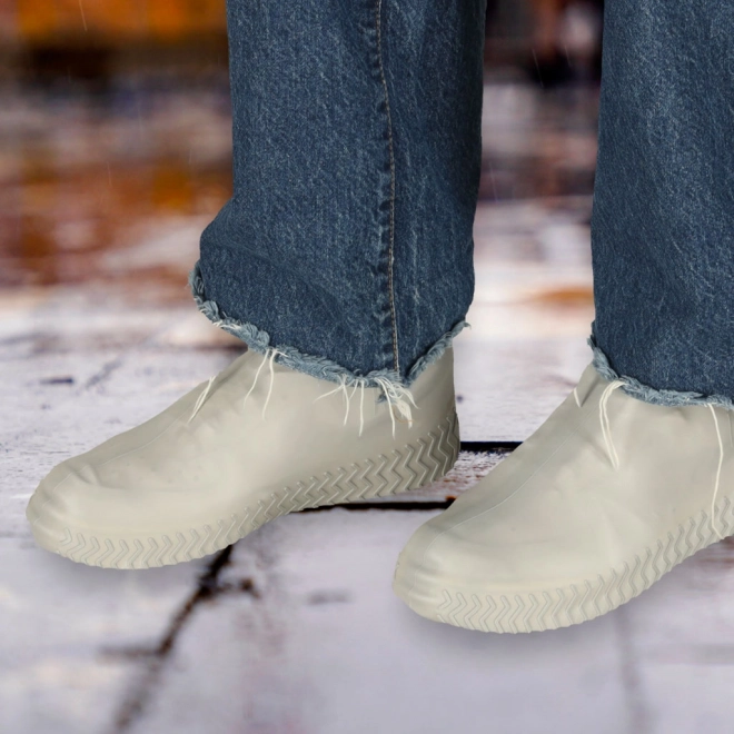 Wodoodporne ochraniacze na buty wellingtoni M szary rozmiar 35-38