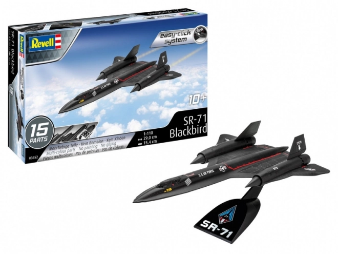 Plastikowy model SR-71 Blackbird Easy-Click 1/110