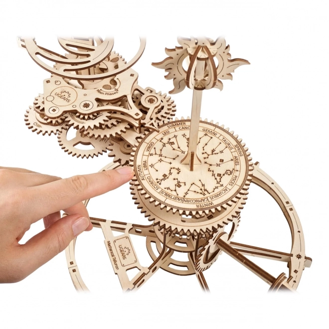 Ugears 3D drewniane mechaniczne puzzle Tellurium