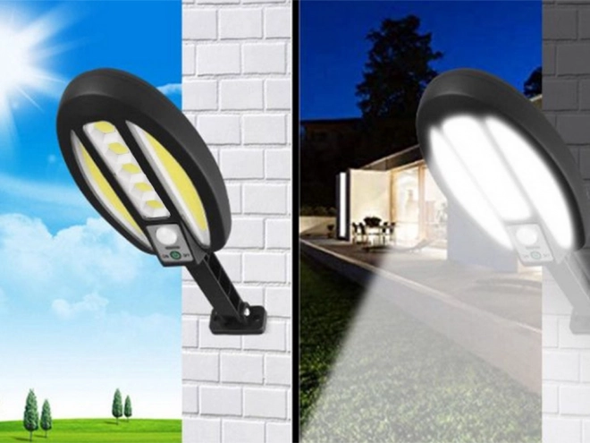 Solarne światło LED z czujnikiem ruchu