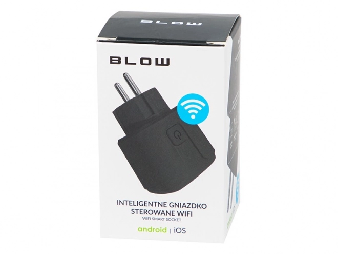 Inteligentne gniazdko TUYA V3 czarne z kontrolą WiFi