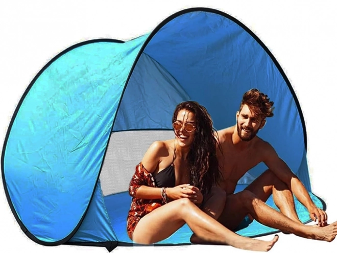Samorozkładający się plażowy namiot z ochroną UV