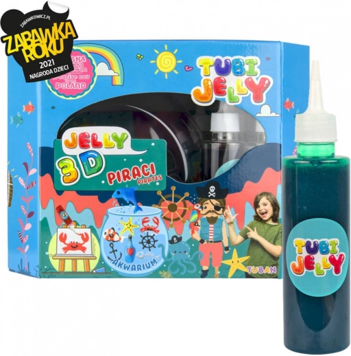 Tubi Jelly piraci 3D – duże akwarium zestaw kreatywny