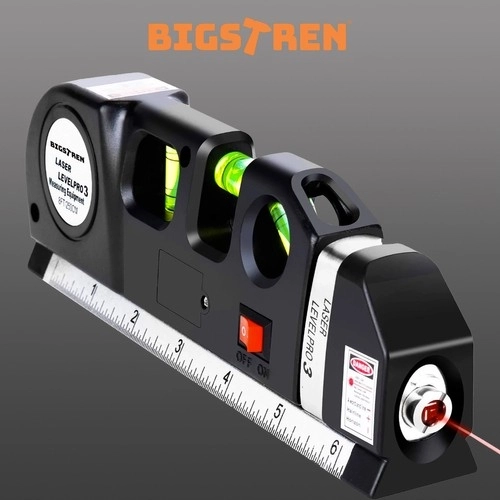 Laserowa poziomica z miarą 250 cm Bigstren 21747