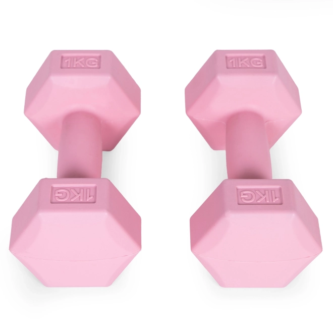 Różowe ciężarki 2x1 kg ModernHome