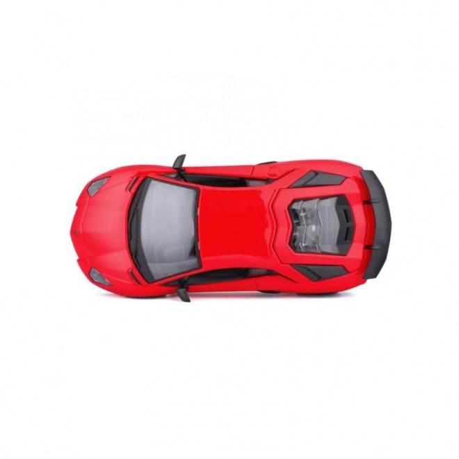 Metalowy model Bburago Lamborghini Aventador czerwony 1:24