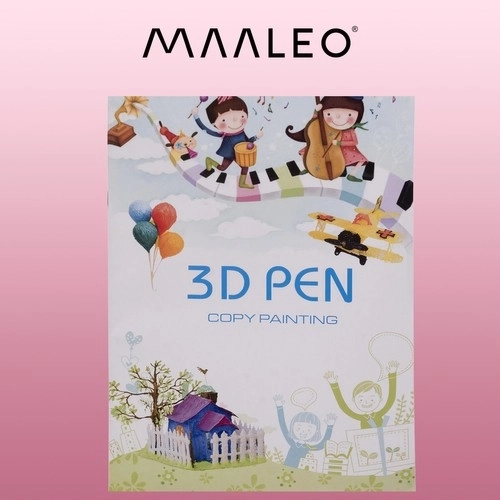 Książka szablonów do długopisu 3D Maaleo 22734