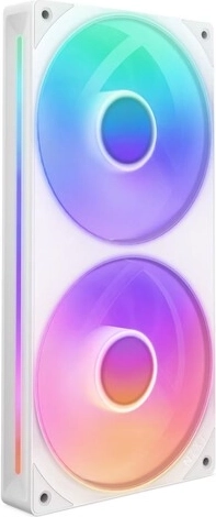 podwójny wentylator NZXT F240 RGB Core PWM biały