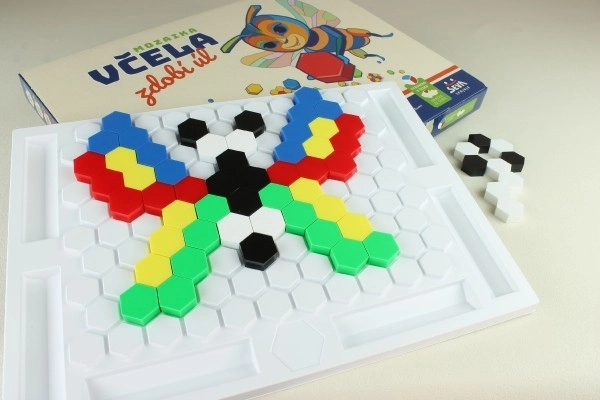Pszczoła zdobi ul 60szt mozaika w pudełku 43x32x3,5cm