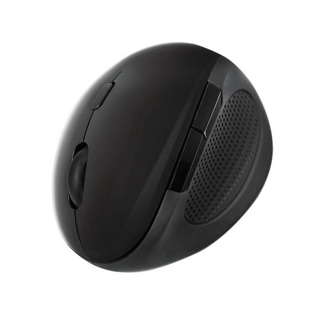 Ergonomiczna bezprzewodowa mysz optyczna 2.4GHz 1600dpi czarna