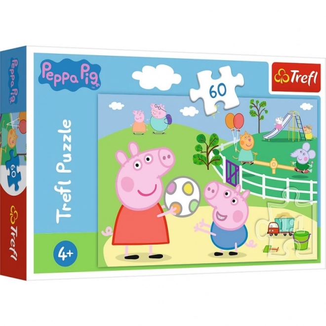 Puzzle - Świnka Peppa 60 Elementów