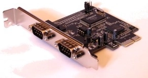Kontroler PCIe z 2× RS-232 od Unitek